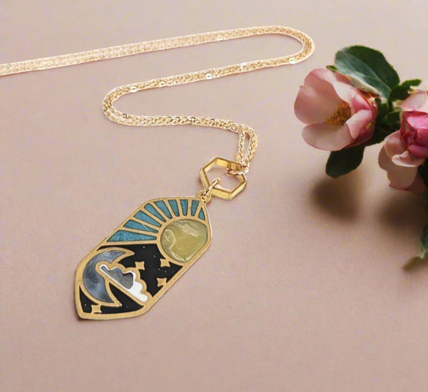 Alchemist Necklace -Gold Color
