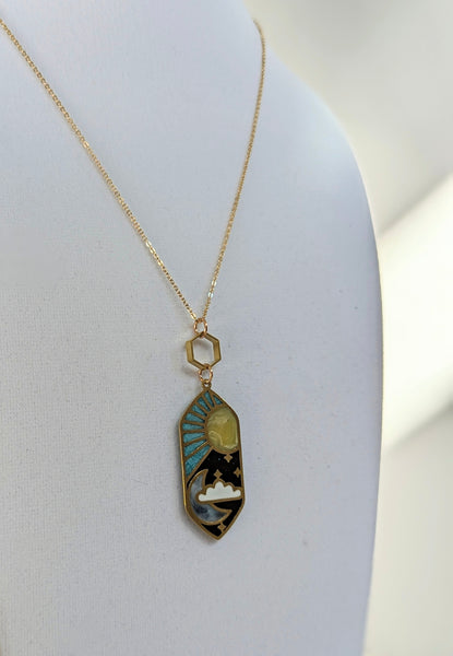 Alchemist Necklace -Gold Color