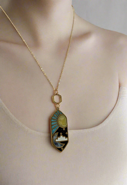 Alchemist Necklace -Gold Color