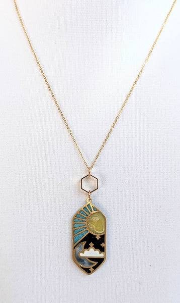 Alchemist Necklace -Gold Color