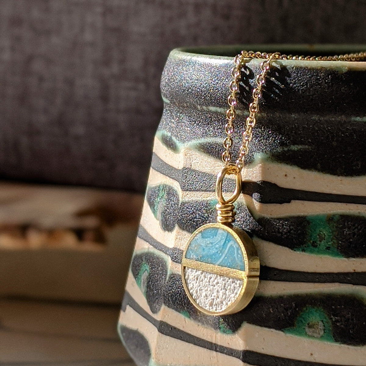 Madewell half moon discount necklace