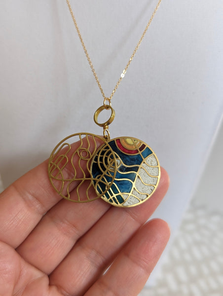 Landscape Necklace- Eye in The Sky