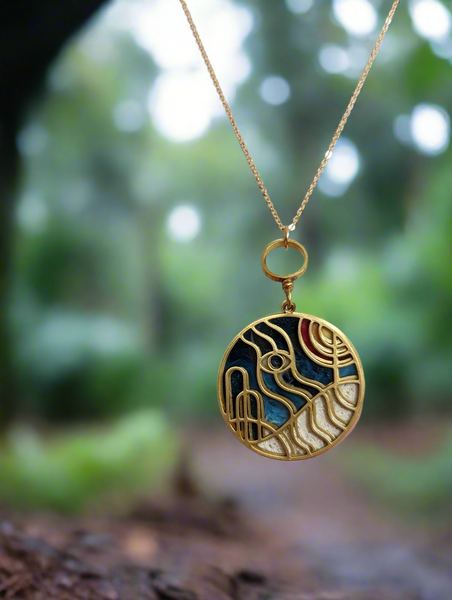 Landscape Necklace- Eye in The Sky