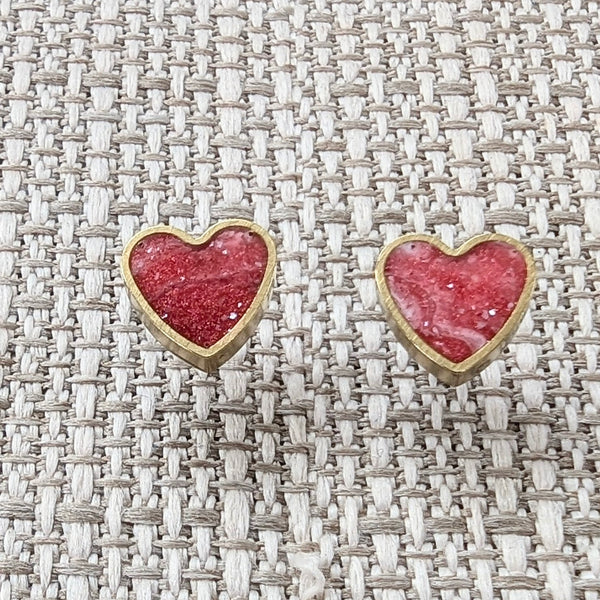 Heart Stud Earrings