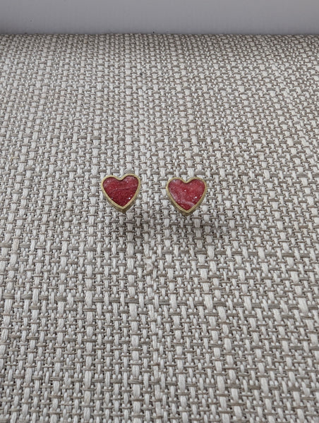 Heart Stud Earrings