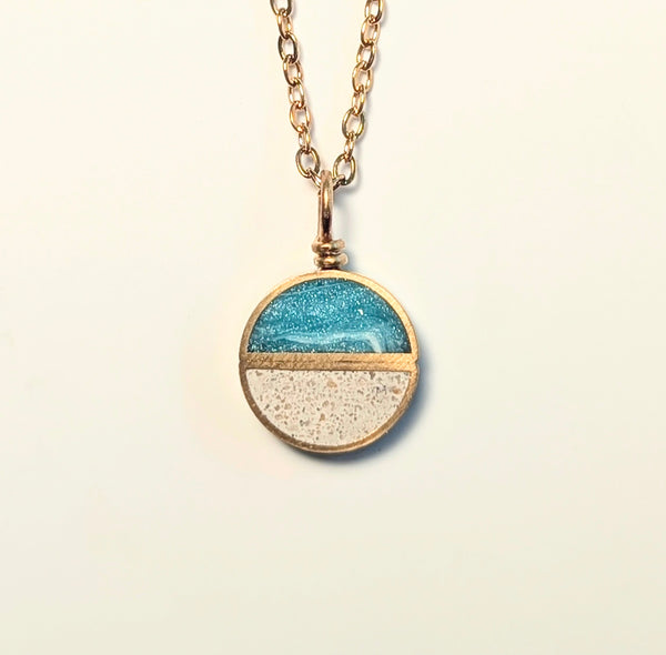 The Horizon Beach Necklace, Dainty Coastal Jewelry