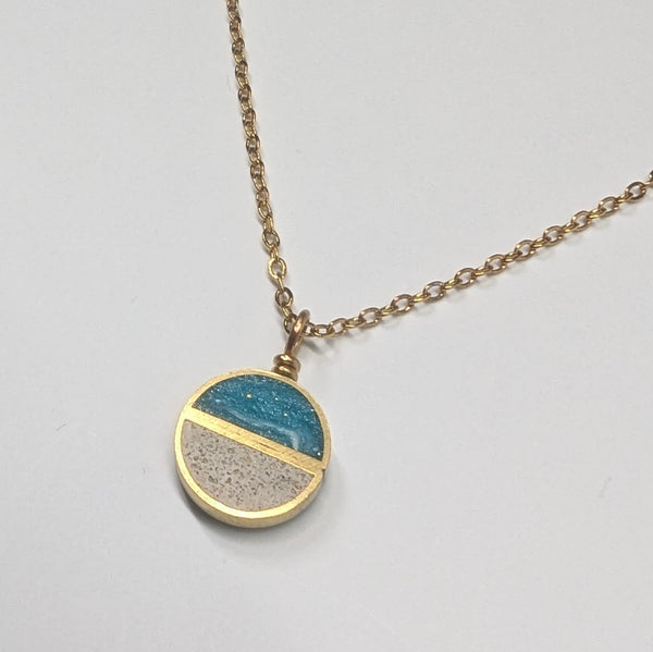 The Horizon Beach Necklace, Dainty Coastal Jewelry