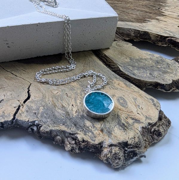 The Coast Necklace, Dainty Beach Sterling Silver Necklace