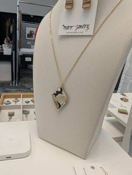Blue Ridge - Landscape Mountain Necklace