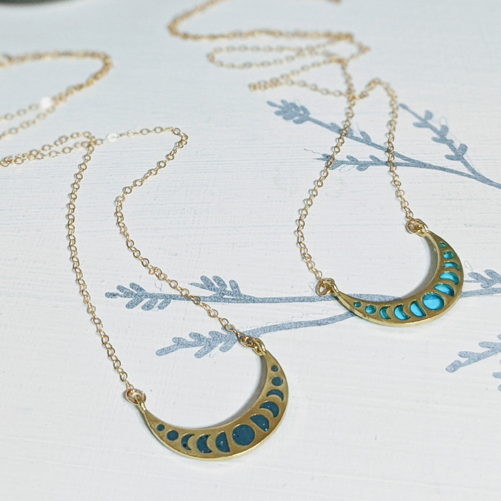 Mystical Moon Phases Necklace – Muro Jewelry