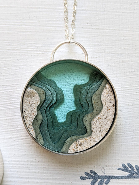 Large Circle Pendant - Mar Adentro Collection